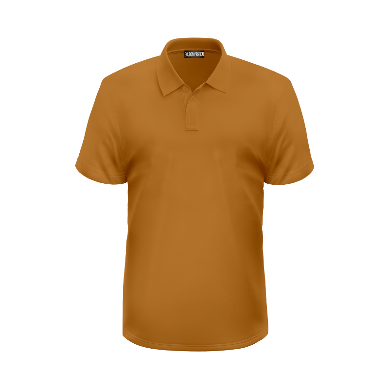 Yellow Golden Fashion Golf Shirt
